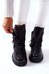Snow Boots Fleece-Lined Black Holys