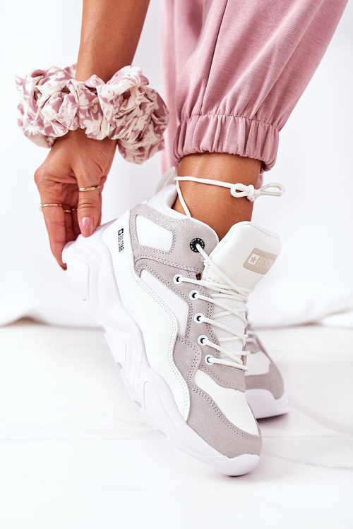 Sneakersy Buty Sportowe Big Star Białe GG274643