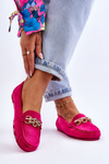 Women's Suede Loafers Fuchsia Sorento