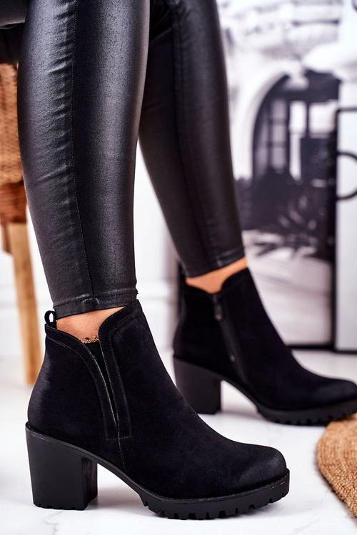 Women’s Boots On High Heel Black Veronica