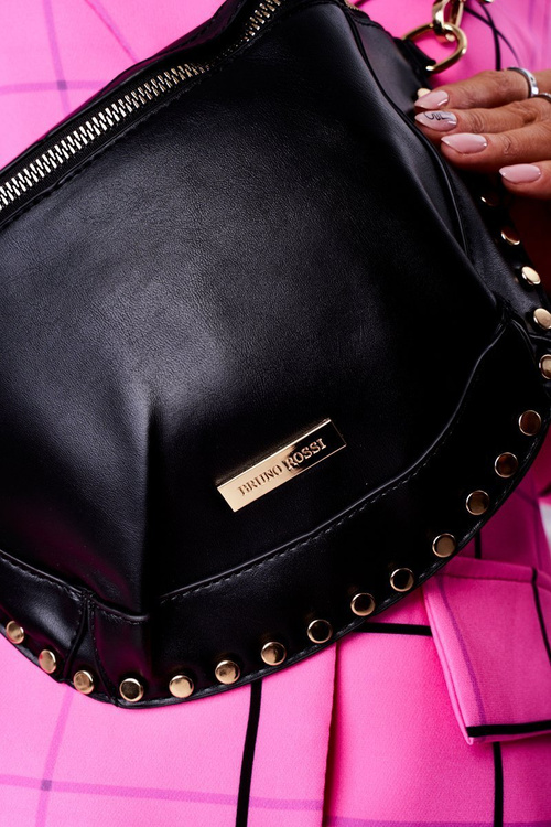 Small Purse Kidney Bag 2in1 Bruno Rossi Black