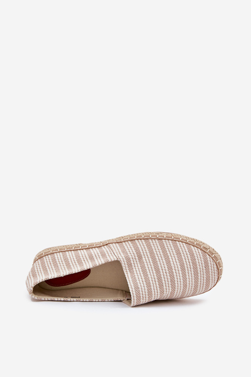 Men's Espadrilles With Braiding Beige Daniell