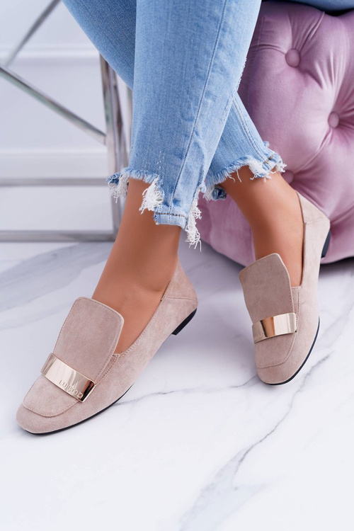 Moccasins Women's Gold Badge Beige Lords Lu Boo Harlem