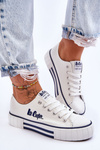 Women's Sneakers On The Platform Lee Cooper LCW-23-31-1802L White