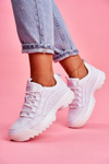 Damskie Sportowe Obuwie Sneakersy Big Star Białe FF274681