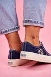 Women's Big Star Sneakers Navy Blue FF274125
