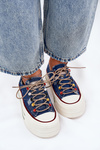 Womens Platform Sneakers GOE RR2N4103 Navy