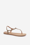 Women's Glittery Flip-Flop Sandals 26914 Ipanema Class Brilha Fem Gold