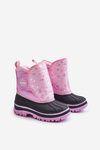 Dziecięce Śniegowce Na Rzep Różowe Lee Cooper LCJ-24-44-2863K