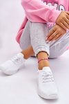 Buty Sportowe Wsuwane Damskie Białe Ellison