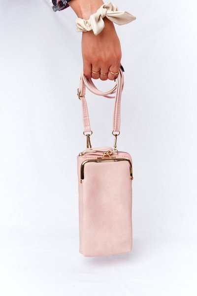 Women's Wallet 2in1 Purse With Hook Selena Pink