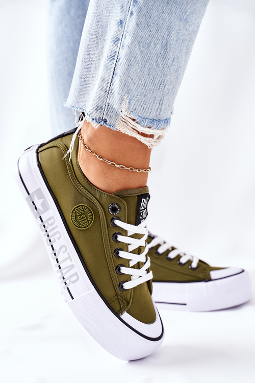 Tenisówki Trampki Platforma BIG STAR Czerwone II274025