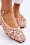 Openwork Fashionable Ballerinas Pink Thiago