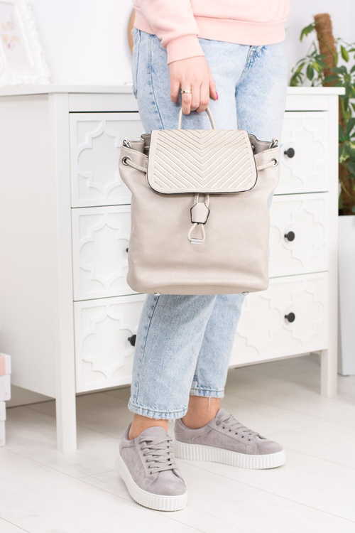 Women's Grey Handbag Bag