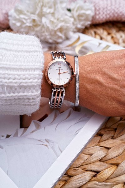 Women's Steel Bracelet With Zircons Silver Debi