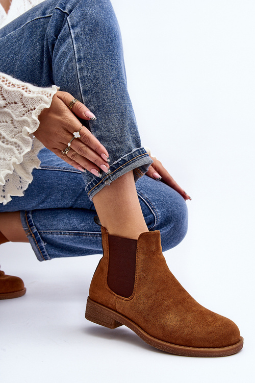 Sztyblety Botki Damskie Camel Sawarra 5631