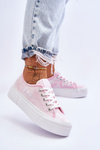 Lee Cooper Platform Sneakers LCW-23-31-1781L Pink