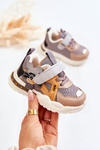 Children's Cloth Sport Shoes Grey-Brown Nathine