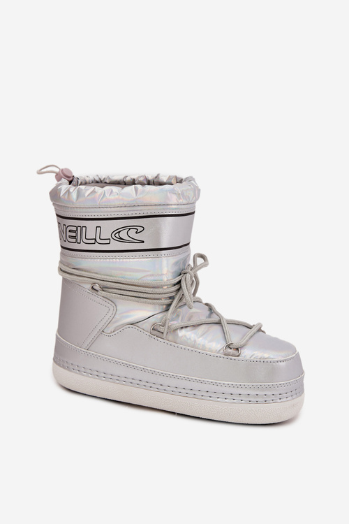 Women's Snow Boots With Laces O'NEILL LISA WOMEN HIGH 90253012.99S Silver