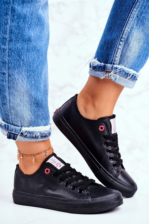 Women's Sneakers Cross Jeans Black DD2R4029