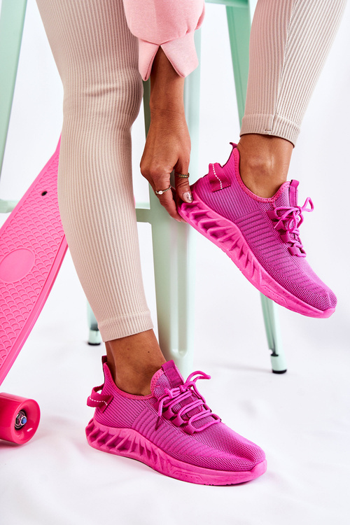 Women's sports material shoes Pink Lenney