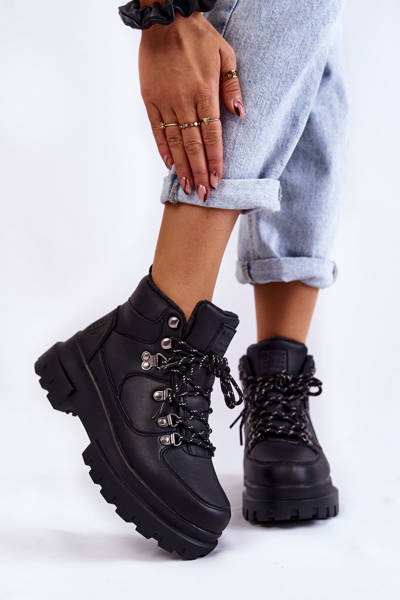 Buty Trekkingowe Damskie Czarne Lee Cooper LCJ-22-31-1435