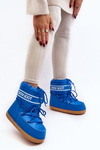 Women's tied snow boots blue Soia