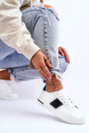 Women's Sport Platform Shoes Black and white Soris