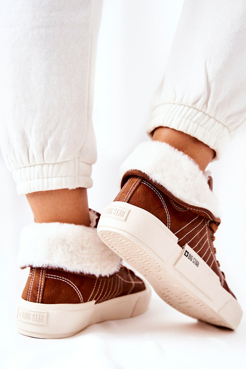 Women's Warm-up Sneakers BIG STAR II274152 Camel