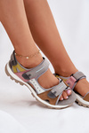 Leather Sport Sandals Women Artiker 54C1293 Multicolor