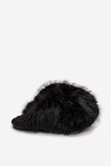 Furry Women's Slippers Black Iseline