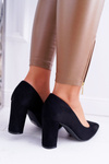 Black Suede Satisfied pumps