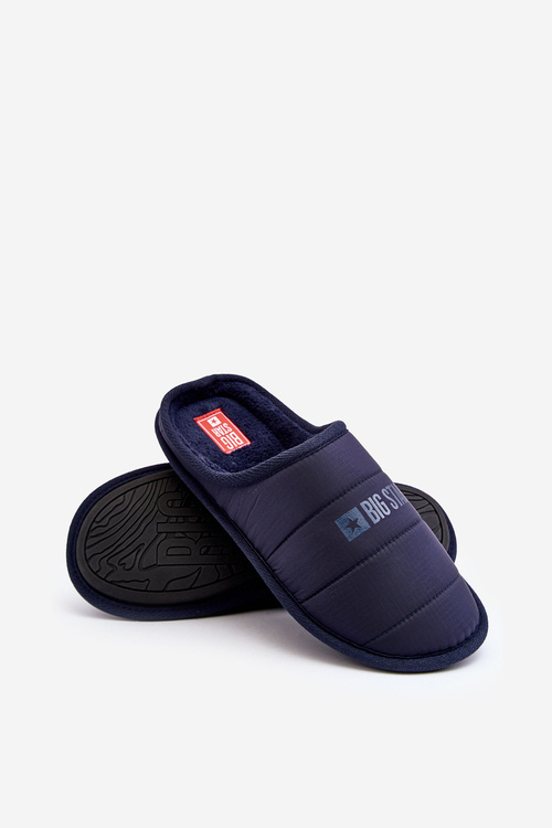 Men's Classic Slippers Navy Big Star KK174360