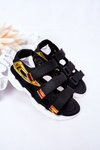 Children's Sport Velcro Sandals Black Flyn
