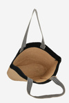 Torebka Plażowa Koszyk NOBO XP0400-C020 Beżowo-Czarna