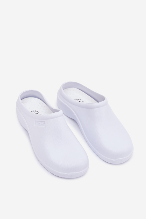Foam slippers men's white Sorvian