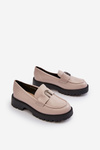 Girls' Loafers With Decoration Grey Elvilda