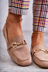 Suede Classic Loafers Dark Beige Roddie