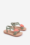 Children's Sandals with Heart 81997 Ipanema My First Baby Green