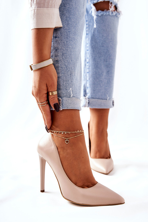 Classic Monnari Stilettos 0180-015 Beige