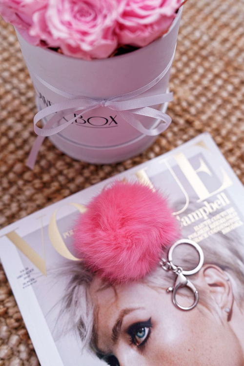 Large Keyring Light Pink Handbag Pendant