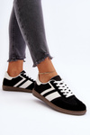 Women's Low Sneakers Sports Shoes Black Eudiopis