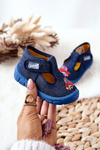 Buty Papcie Befado Samochodzik 531P099 Granatowe