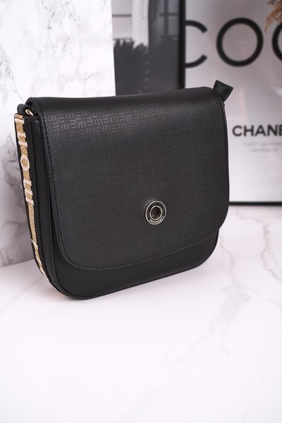 Torebka Listonoszka MONNARI BAG7460-M20 Czarna Print