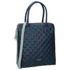 Ladies Classic Quilted Handbag Nobo Navy Blue G1350-C013