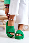 Slippers On The Platform Green Lilly