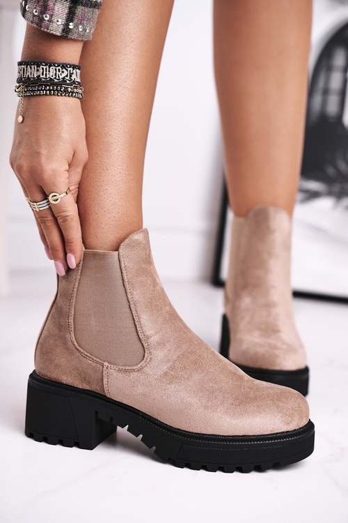 Women's Boots Beige Sidamo