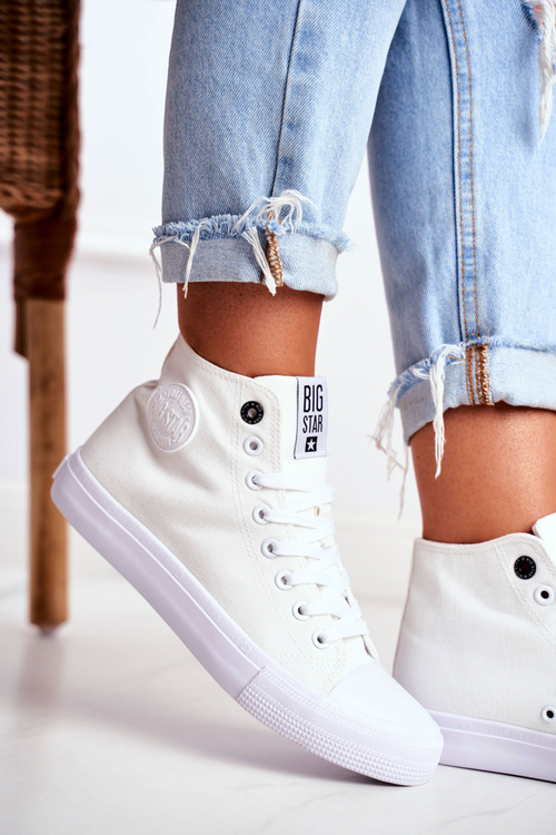 Women's High Sneakers Big Star FF274A171 White