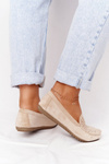 Women's Suede Loafers Beige Molly