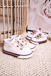 Children's High Sneakers With Welt White Pink Baxter